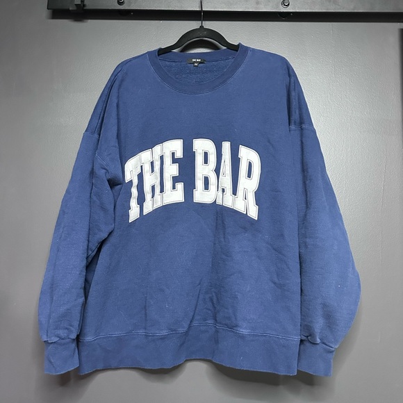 The Bar Tops - The Bar Varsity Crewneck Navy 3X
